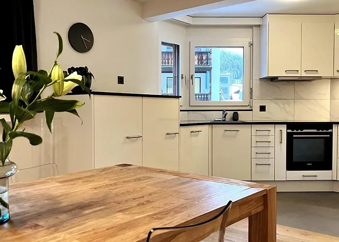 Appartement Furnished Platz Close To Wef Davos